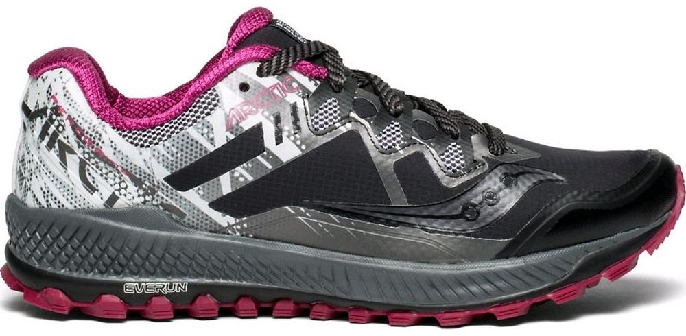 

Кроссовки для бега Saucony Peregrine 8 Ice+ (10450-1s) 37 черные текстиль всесезон