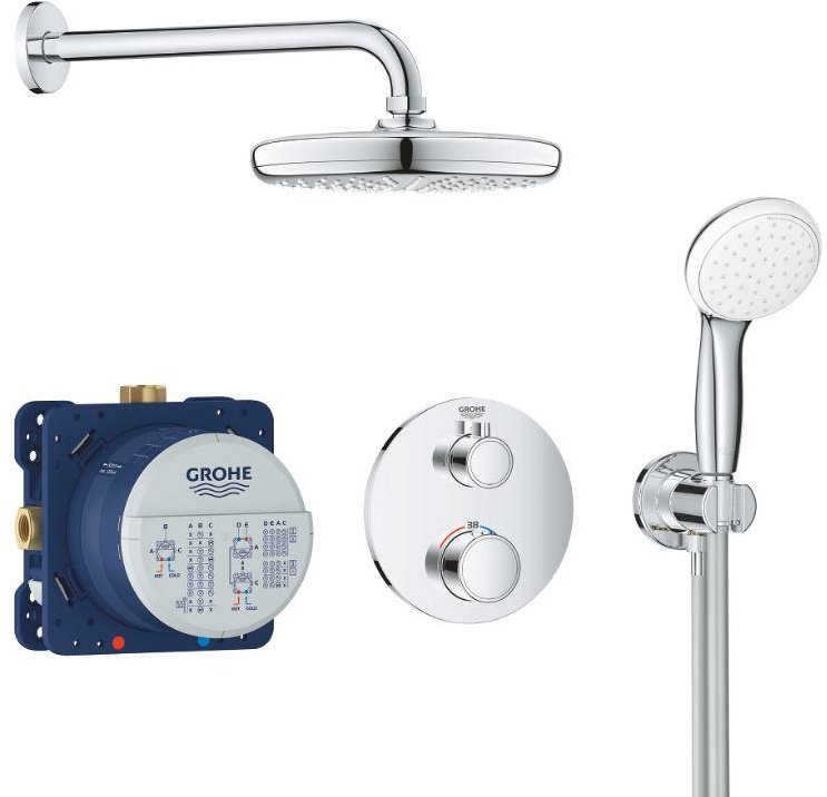 

Grohe Grohtherm 34727000 набор для комплектации душа с Tempesta 210