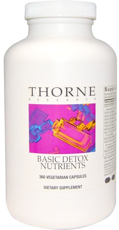 

Thorne Research Basic Detox Nutrients 360 Veg Caps Детокс очищение