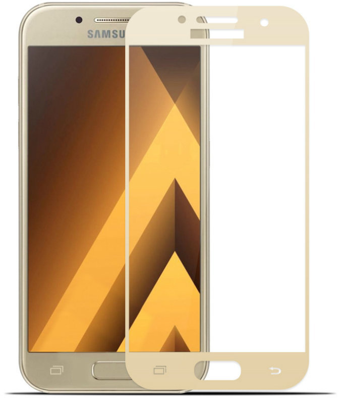 

Tempered Glass Gold for Samsung A320 Galaxy A3 2017