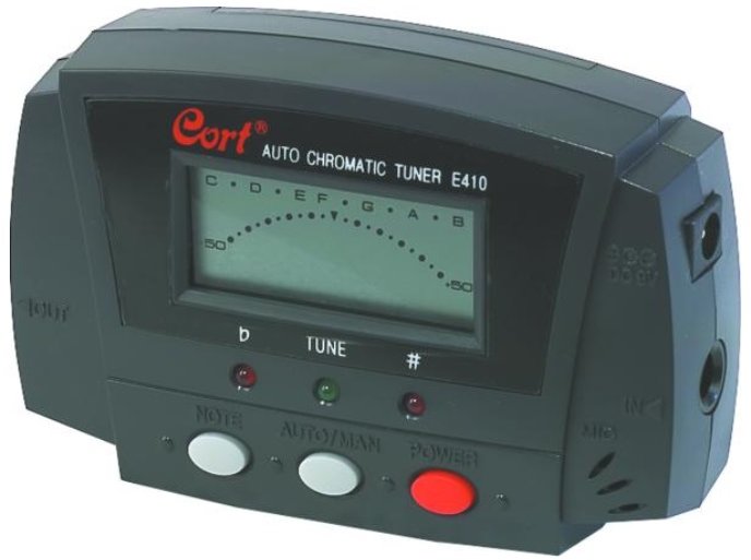

Хроматический тюнер Cort E410