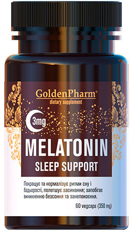 

Голден-Фарм Melatonin Sleep Support Мелатонин 3 мг 60 капсул