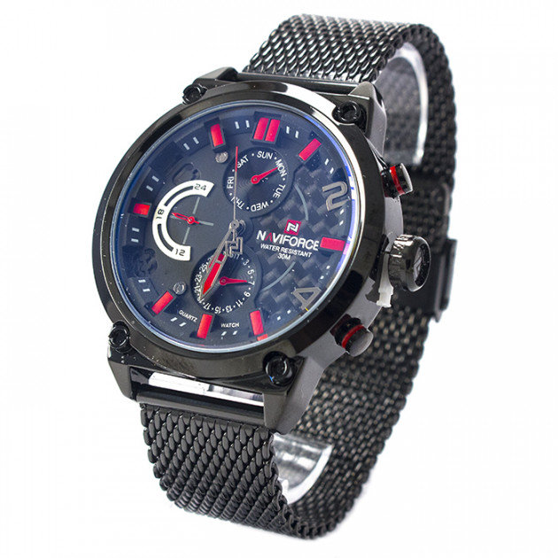 

Naviforce 9068 Black-Red