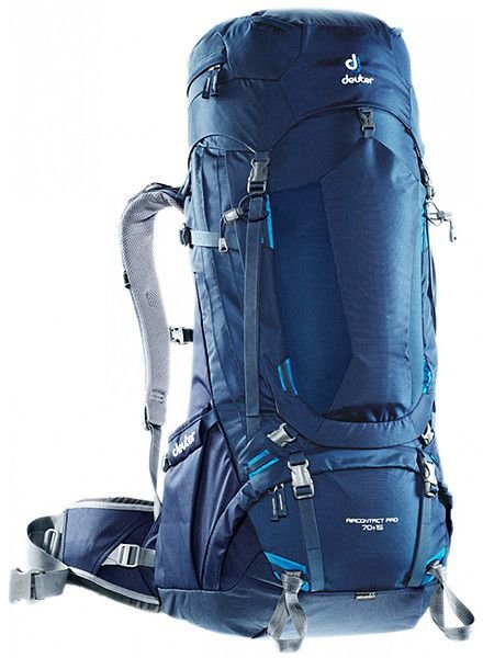 

Рюкзак Deuter Aircontact Pro 70+15 цвет 3365 midnight-navy (3330317 3365)