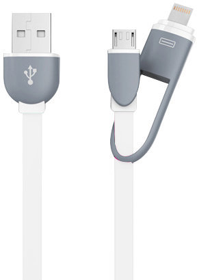 

Xoko Usb Cable to Lightning/microUSB 25cm White (SC-201-WH)