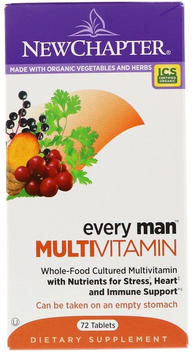 

New Chapter, Every Man Multivitamin, 72 tablets (NCR-0323)