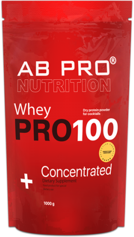 

Ab Pro Pro 100 Whey Concentrated 1000 g /27 servings/ Шоколад