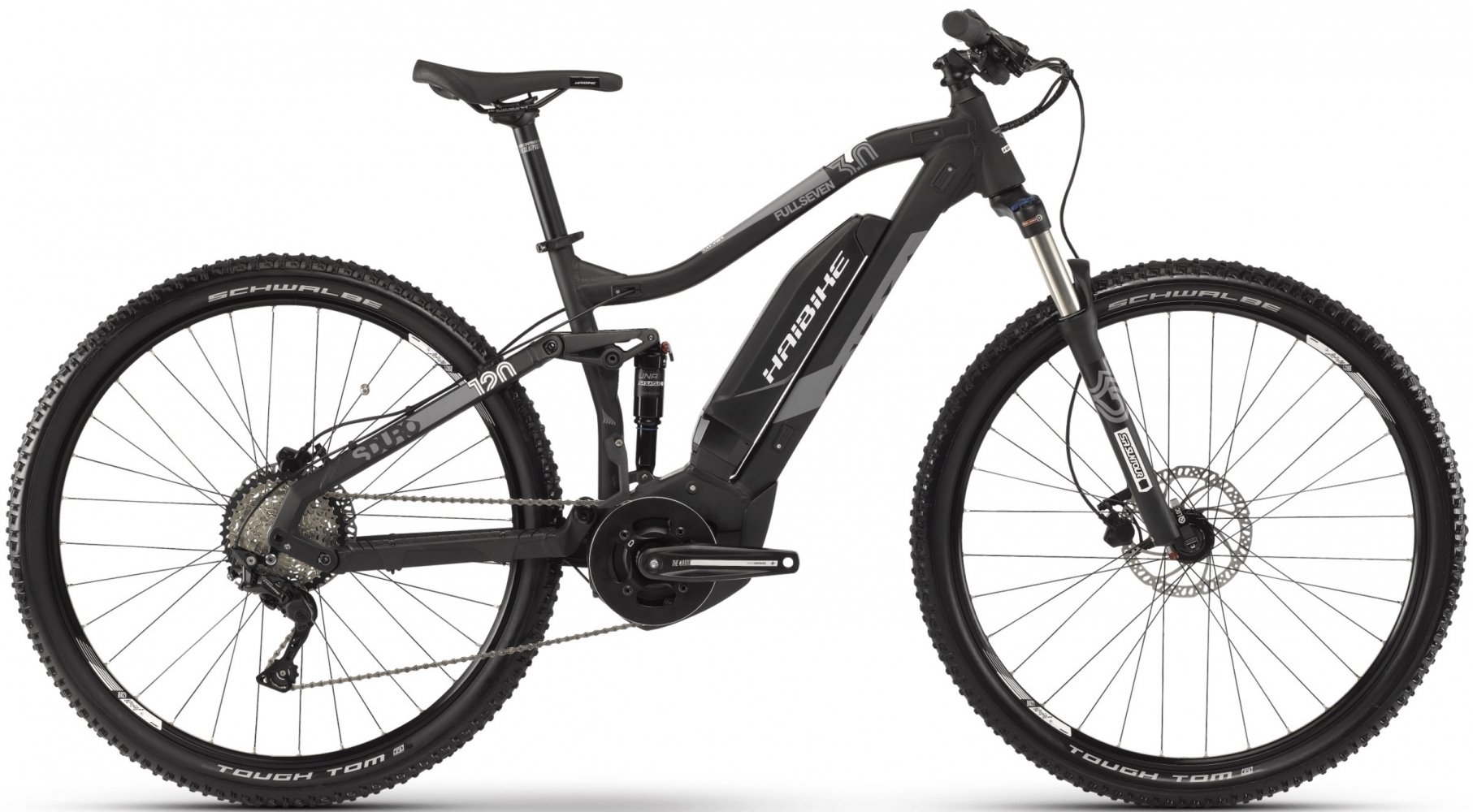 

Электровелосипед Haibike Sduro FullSeven 3.0 500Wh, рама L, черно-серо-белый матовый, 2019