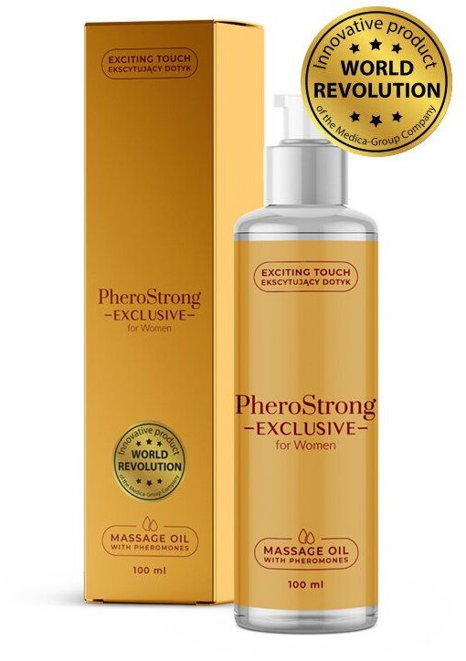 

Массажное масло с феромонами PheroStrong Exclusive for Women, 100 мл