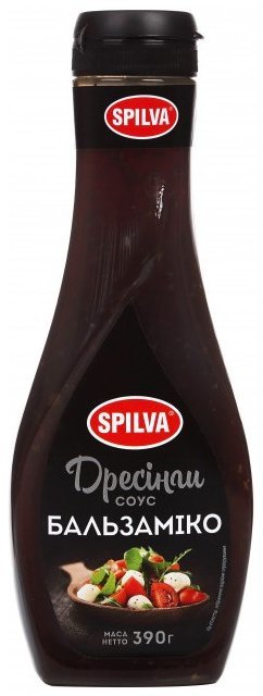 

Соус Бальзамико салатный ТМ Spilva п/п, 390 г (WT3540)