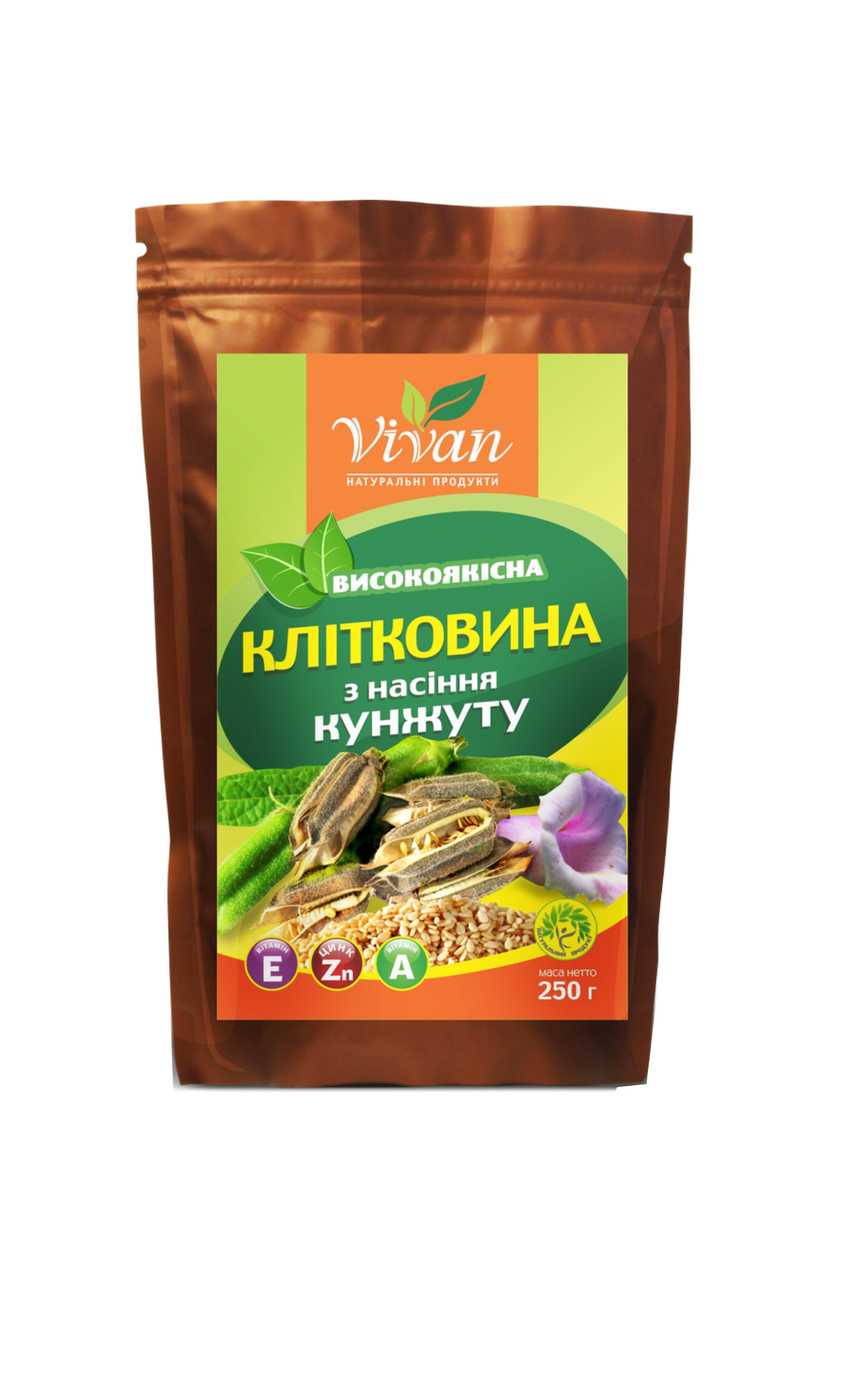 

Клетчатка из семян кунжута Vivan 250 г