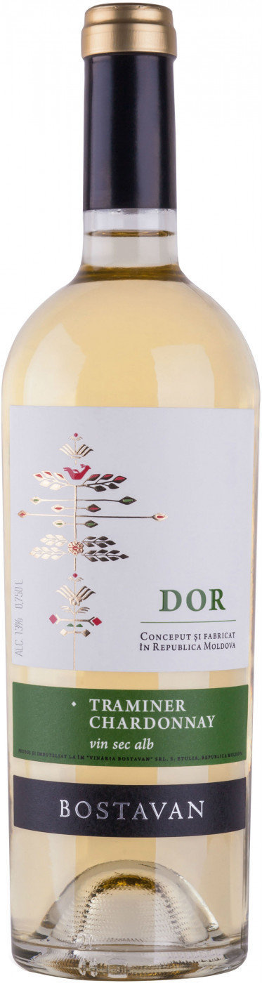 

Вино Bostavan Dor Traminer & Chardonnay 0.75л (DDSAU8P042)