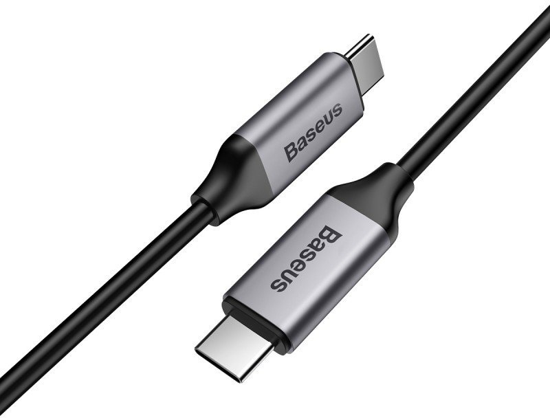 

Baseus Cable USB-C to USB-C C-Video 4.3A 1.2m Black (CATCY-C0G)