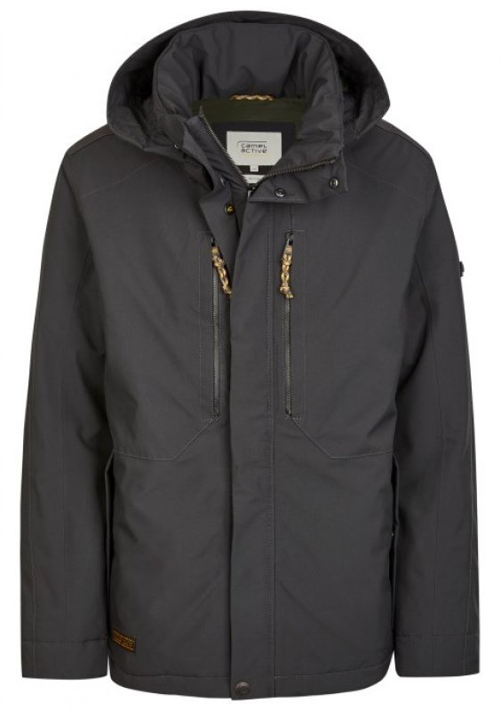 

Куртка Camel Active Jacke 420204-6E75-08 52 черная демисезон с капюшоном