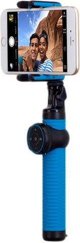 

Momax Selfie Stick Hero Bluetooth 100cm Blue/Black (KMS7D)