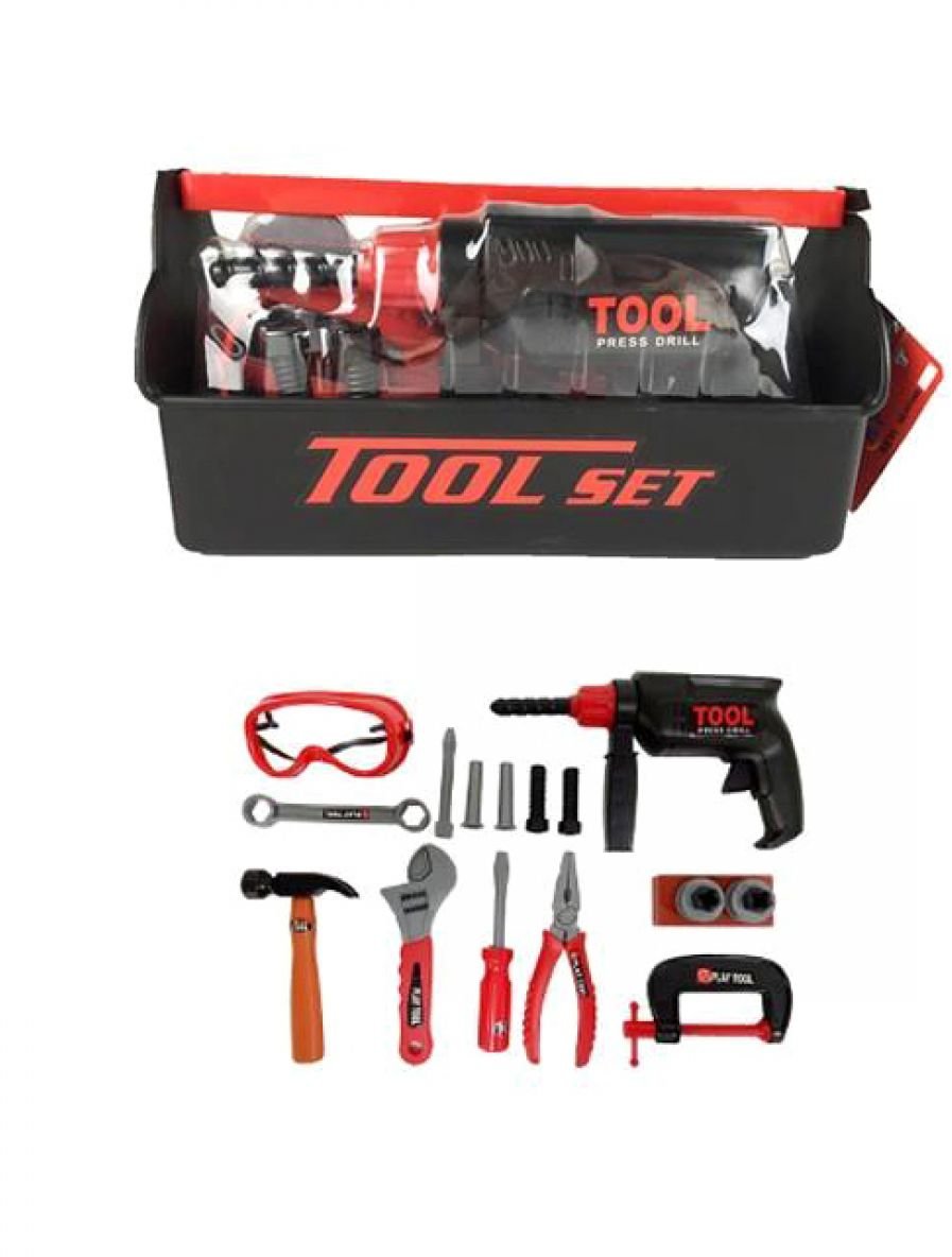 

Игрушечные инструменты Tool Set - ящик с инструментами, 18 шт (KY1068-304)