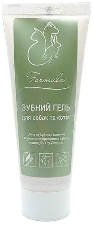 

Зубной гель Formula мята для собак и котов 75 мл (ID00058)