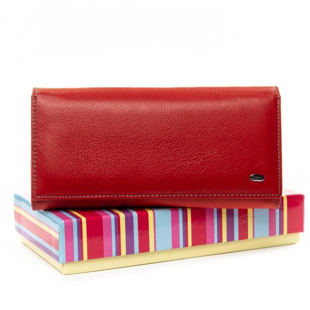 

Женский кошелек Dr. Bond Rainbow красный (WRS-22M red)