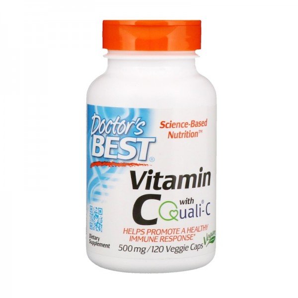 

Doctor's Best Vitamin C with Q-C, 120 Veggie Capsules