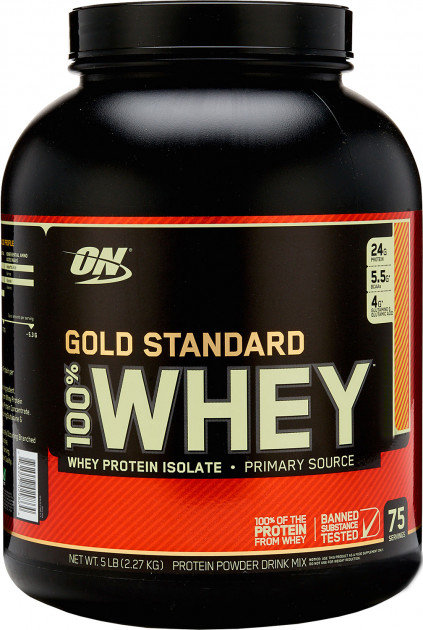 

Optimum Nutrition 100% Whey Gold Standard 2270 g /72 servings/ Biscuit