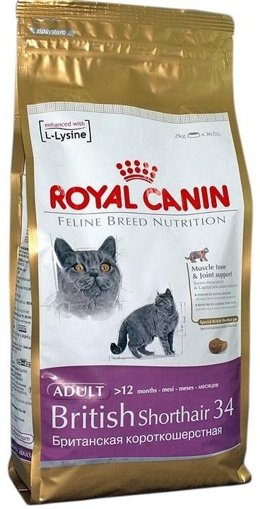 

Сухой корм Royal Canin British Shorthair Adult для котов породы британская короткошерстная от 12 месяцев 2 кг (3182550756419)