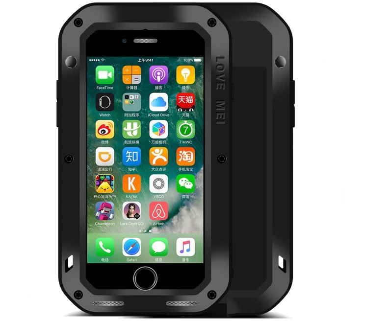 

BeCover Love Mei Powerful Black (703117) for iPhone 8 Plus/iPhone 7 Plus