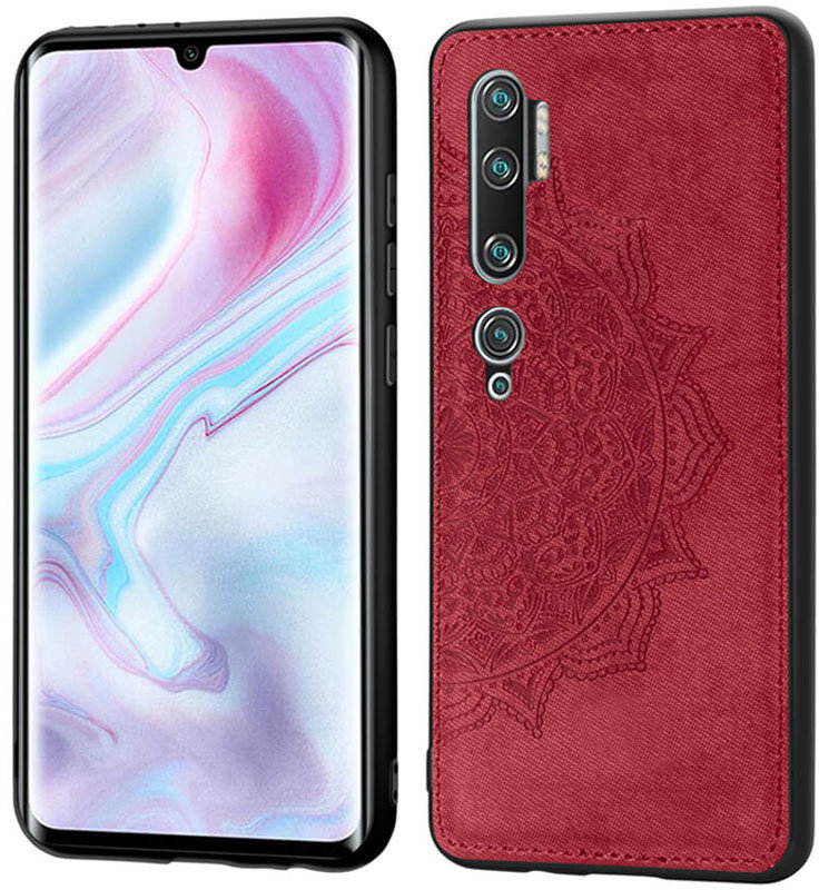 

Mobile Case TPU+Textile Mandala 3D Red for Xiaomi Mi Note 10 / Mi Note 10 Pro / Mi CC9 Pro