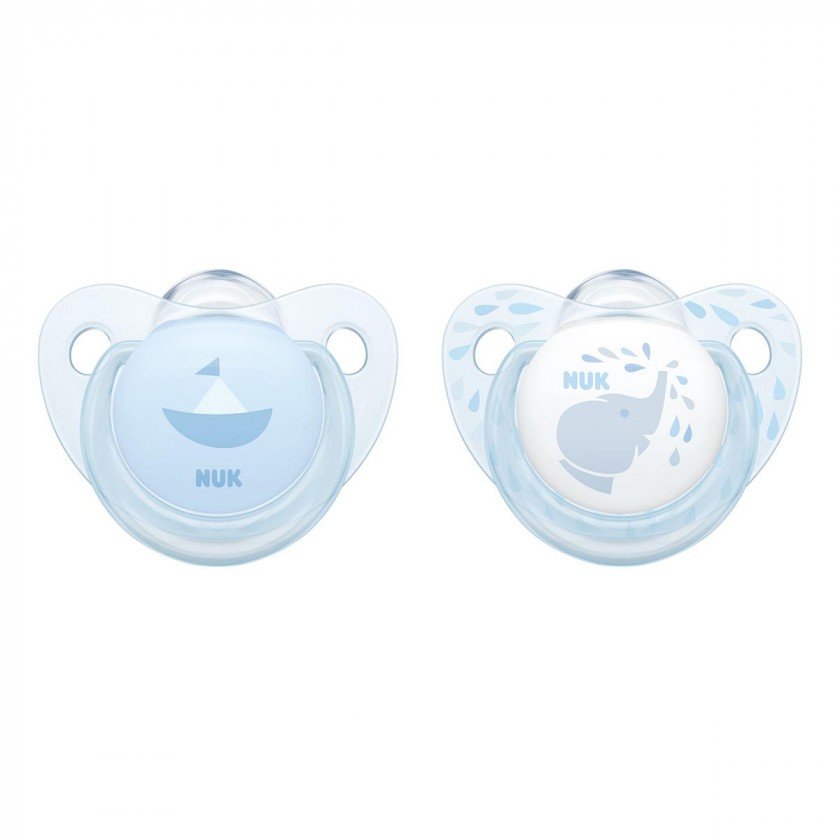 

Набор пустышек для сна Nuk Baby Blue Силиконовые, р.1 (2 шт) (3952947)