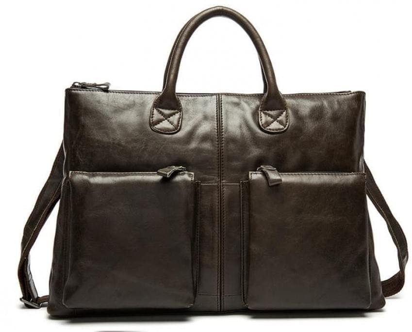 

Tiding Leather Bag 15.6" Brown (7241C)