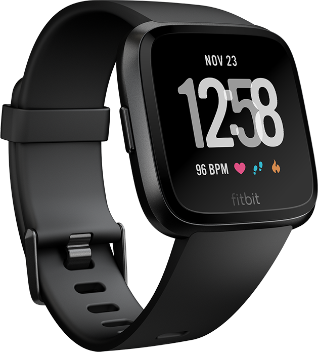 

Fitbit Versa, Black/Black Aluminum (FB505GMBK)