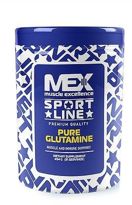 Акция на Mex Pure Glutamine Powder 454 g /90 servings/ Unflavored от Stylus