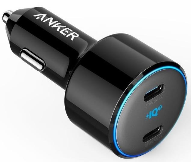 

Anker USB-С Car Charge PowerDrive+ Iii Duo - 30W Pd + 18W USB-C Black (A2725H11)