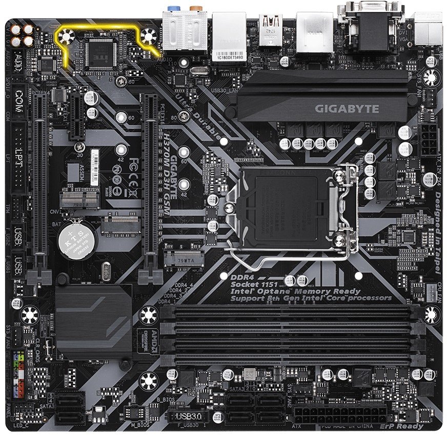 

Gigabyte H370M D3H Gsm